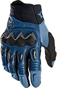 Fox Bomber Motocross Gloves Blue Steel